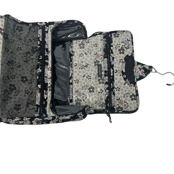 Vera Bradley Iconic Hanging Travel Cosmetics Organizer Holland Garden Floral NWT - Picture 3 of 12